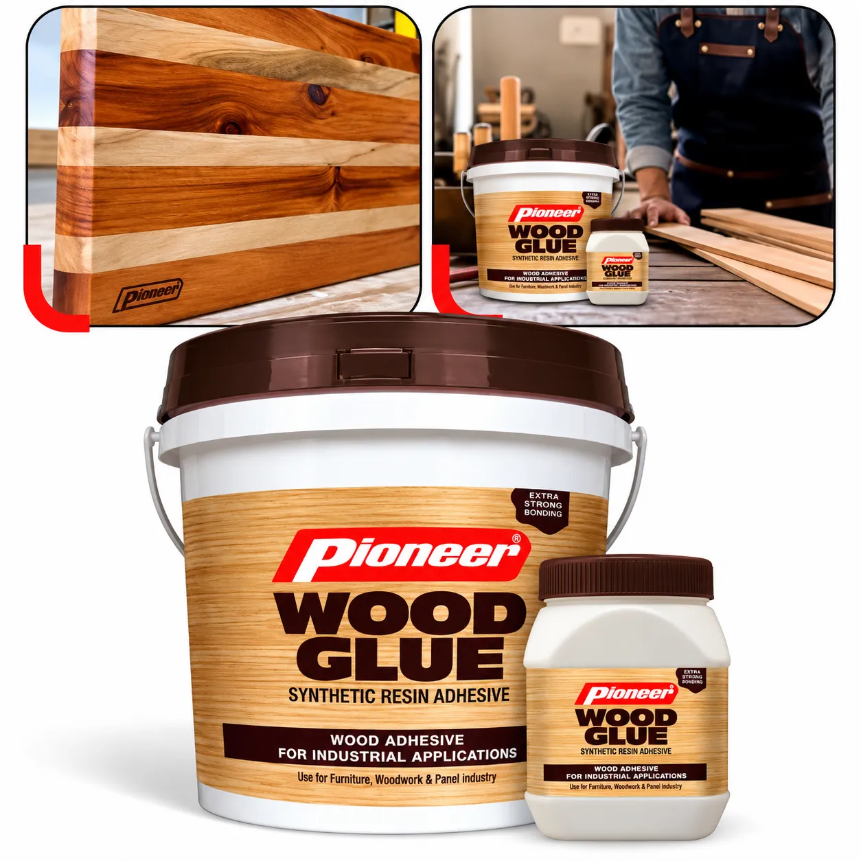 Pioneer Wood Glue – Premium Grade Synthetic Resin Adhesive